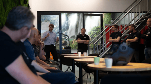 Volle bak tijdens de WeCobot Experience Day